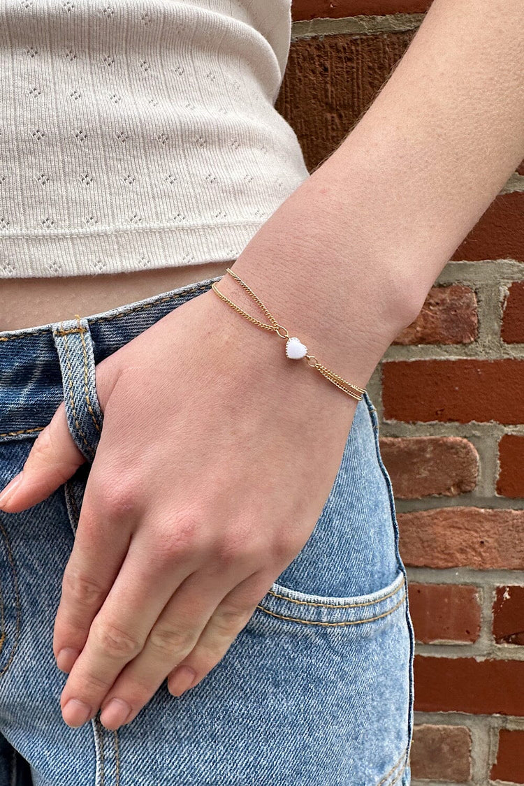 Bracelet cœur | Gold