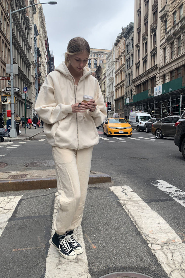 Christy Hoodie | Cream / Oversized Fit