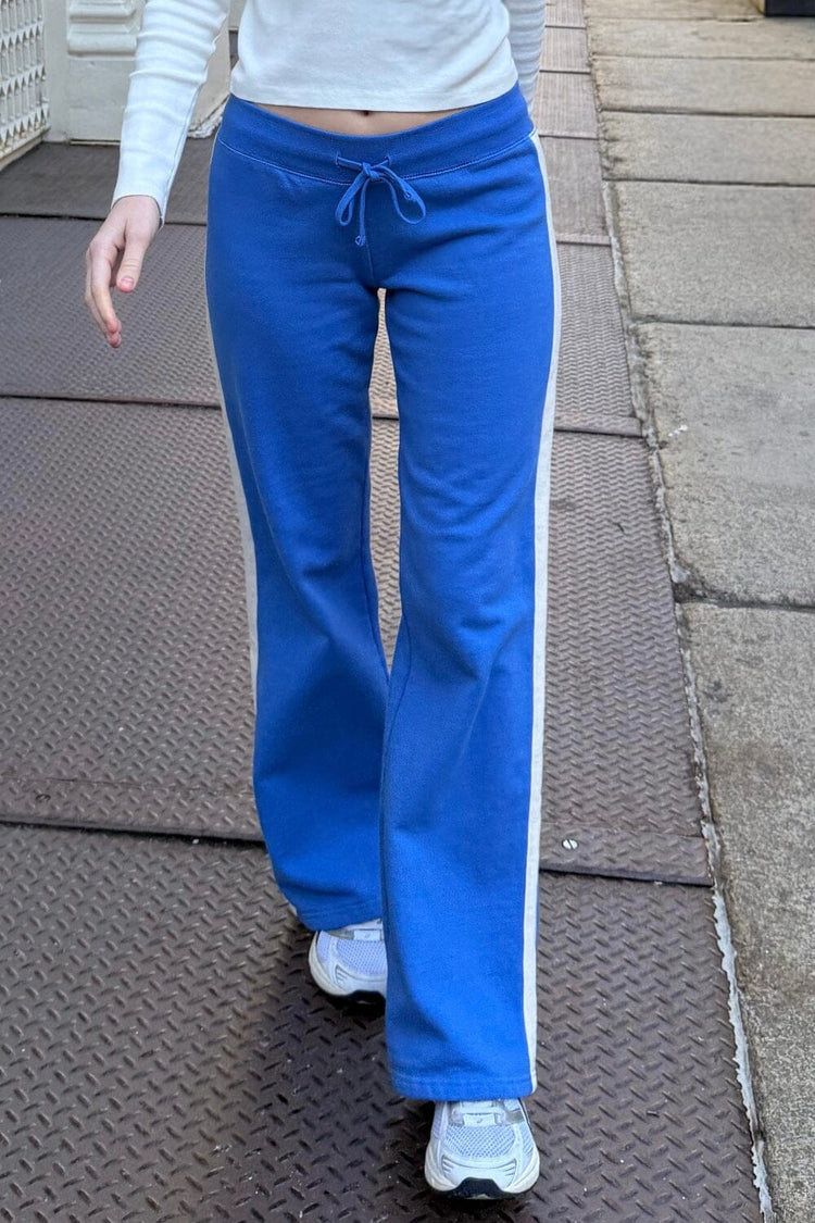 Hilary Striped Yoga Pants | Cobalt Blue / XS/S