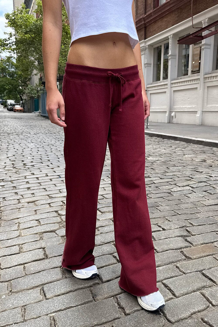 Hilary Yoga Pants | Burgundy / XS/S
