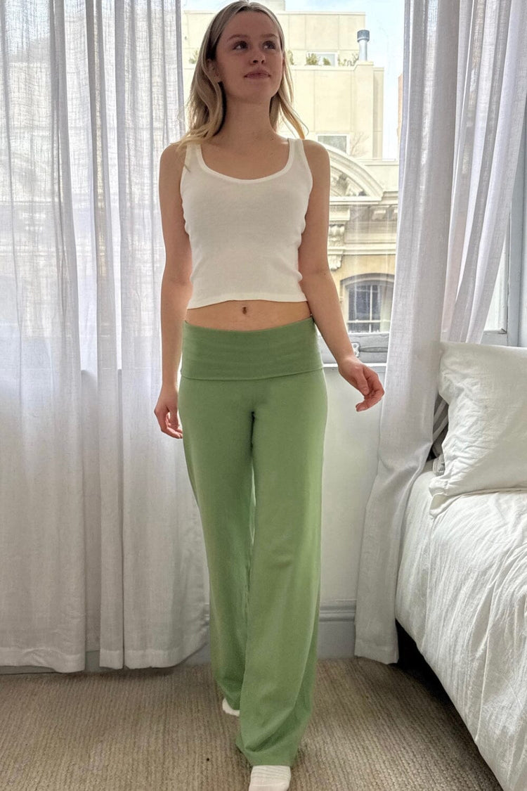 Priscilla Pants | Light Olive Green / XS/S