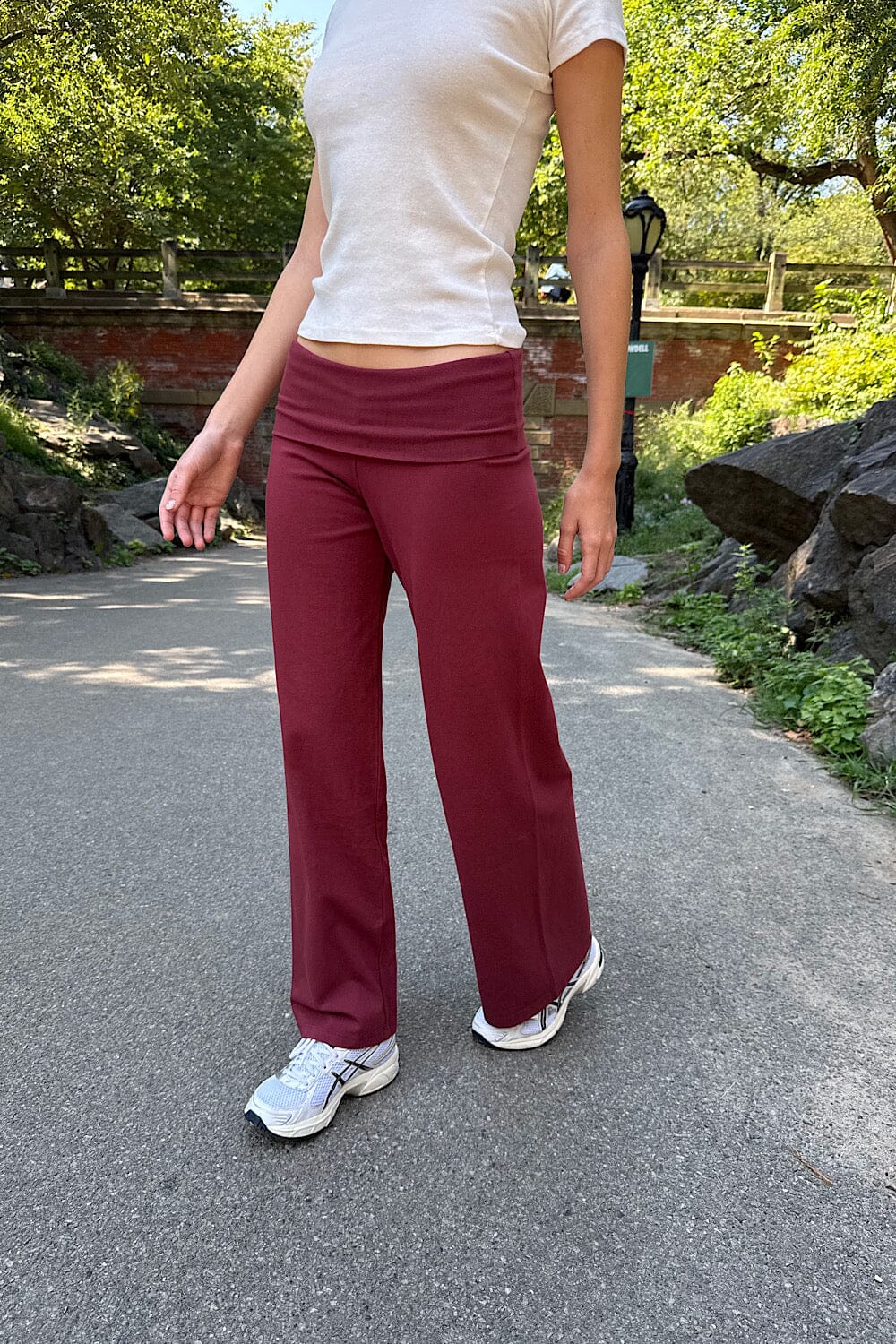 Priscilla Pants | Burgundy / XS/S
