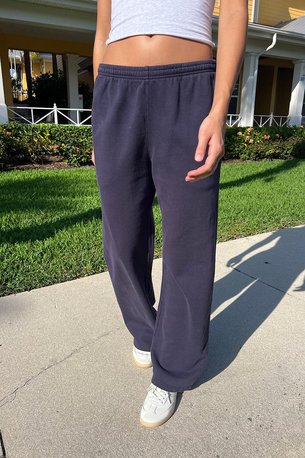 Anastasia Tie Sweatpants | Navy blue / XS/S