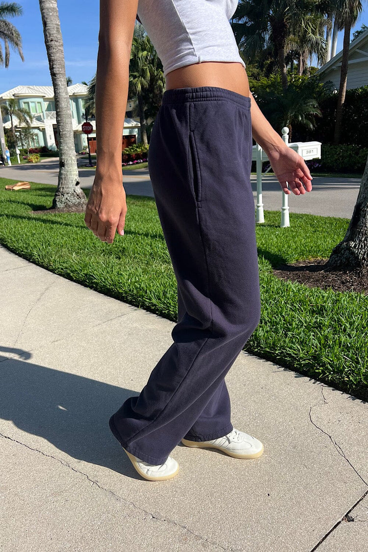 Anastasia Tie Sweatpants | Navy blue / XS/S