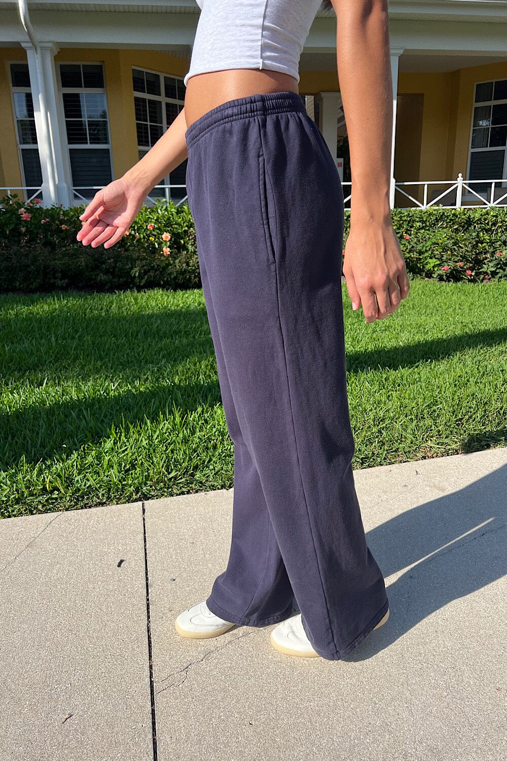 Anastasia Tie Sweatpants | Navy blue / XS/S
