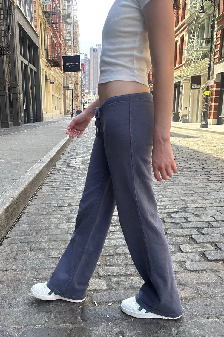 Anastasia Tie Sweatpants | Faded Blue / XS/S