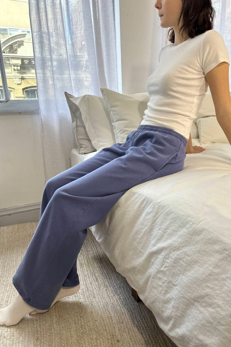 Anastasia Tie Sweatpants | Faded Blue / XS/S