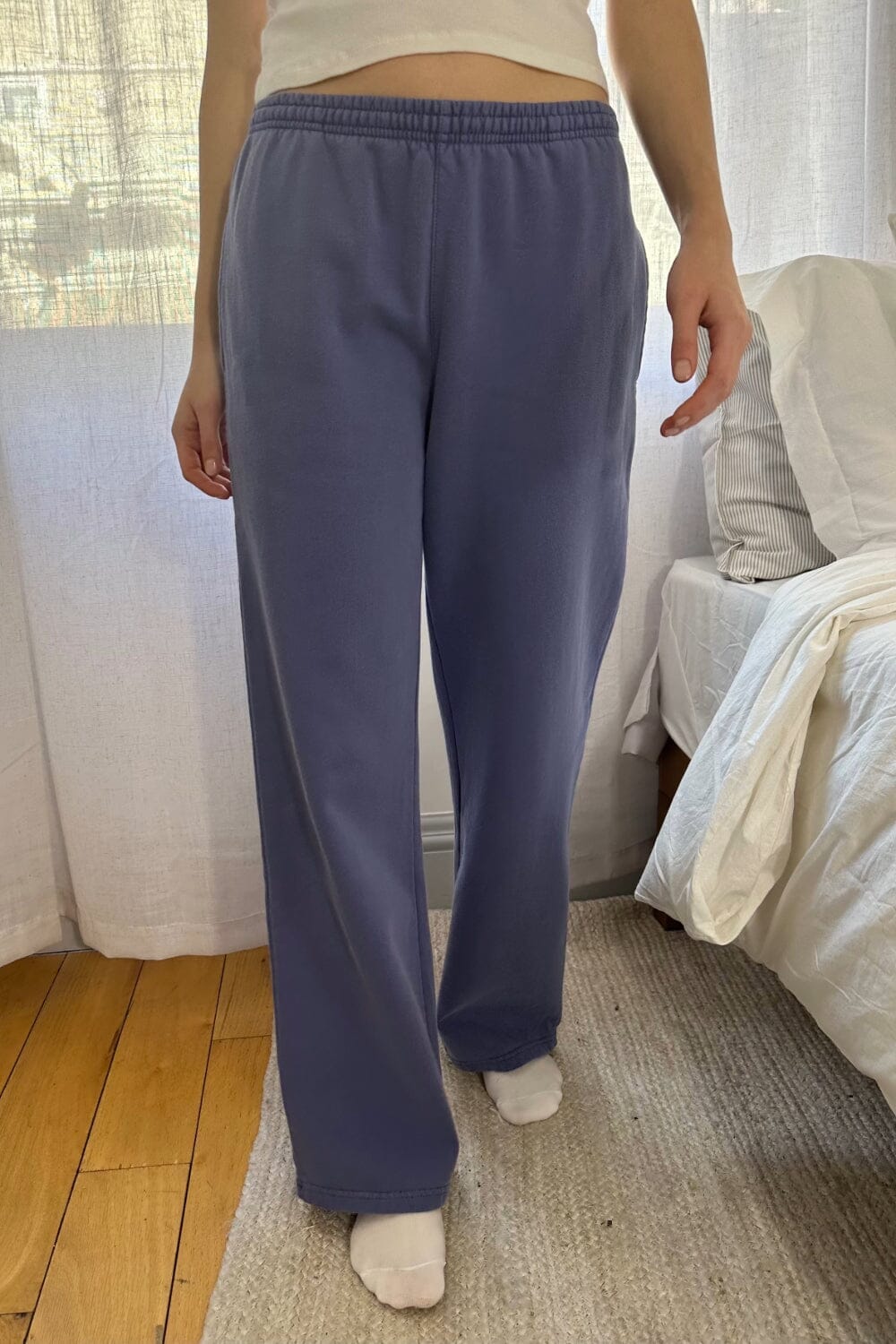 Anastasia Tie Sweatpants | Faded Blue / XS/S