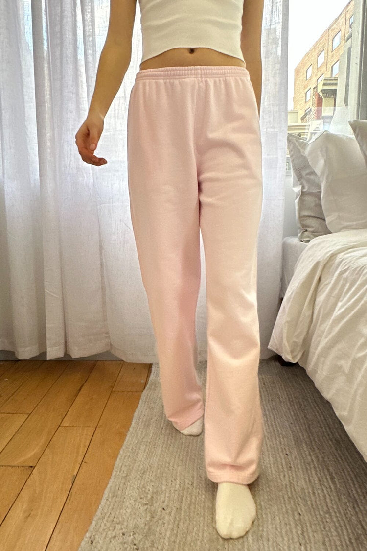 Pantalon de survêtement Anastasia avec liens resserrables | Pastel Pink / XS/S