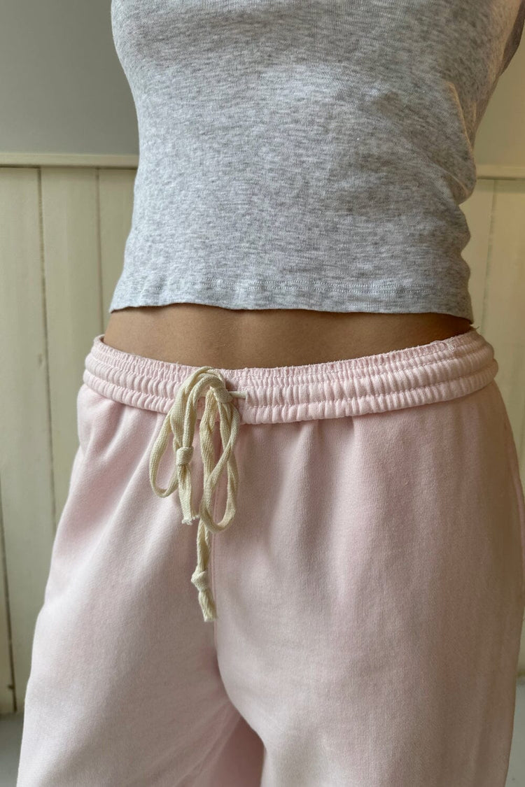 Pantalon de survêtement Anastasia avec liens resserrables | Pastel Pink / XS/S