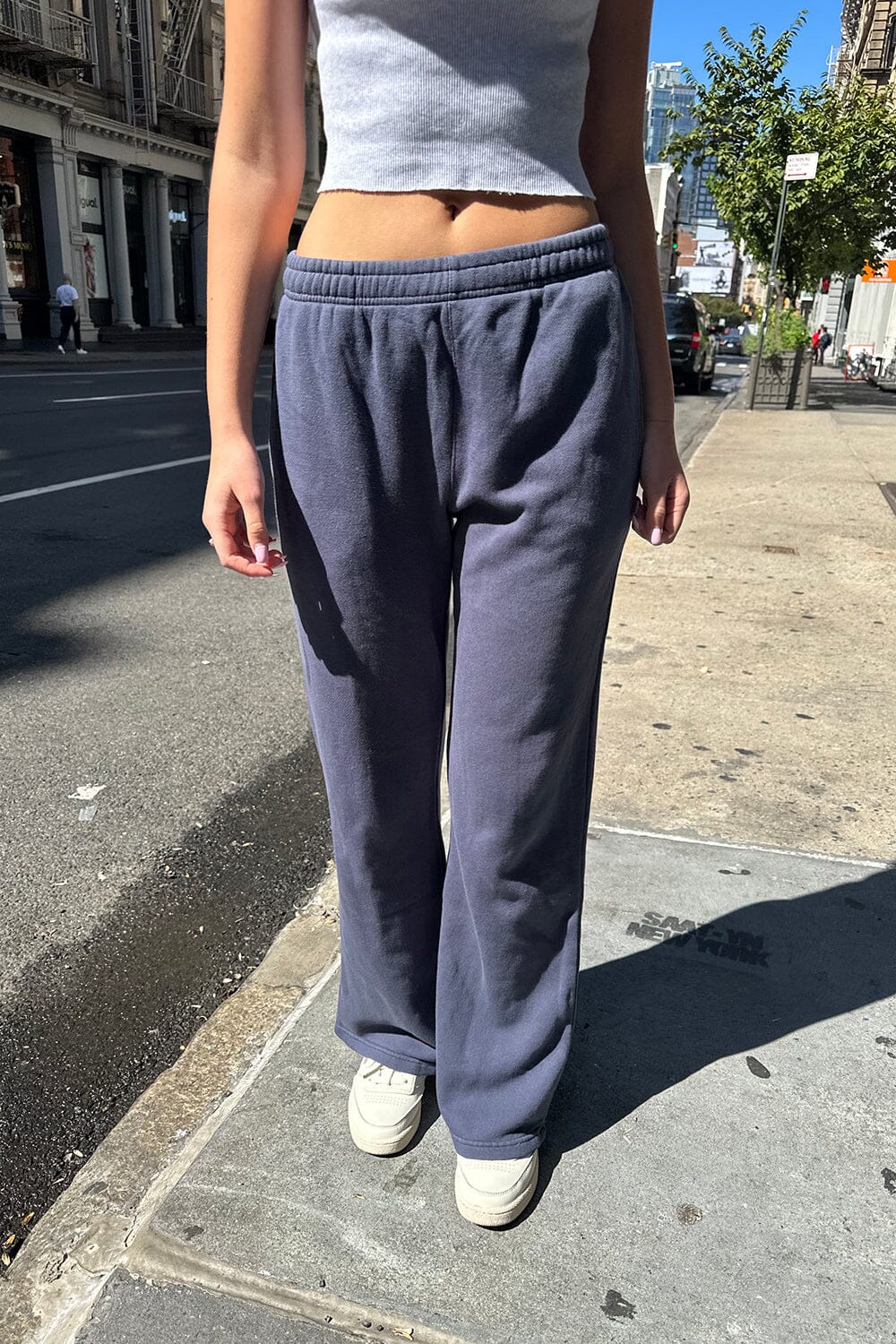 Pantalon de jogging Anastasia à nouer | Faded Navy Blue / XS/S