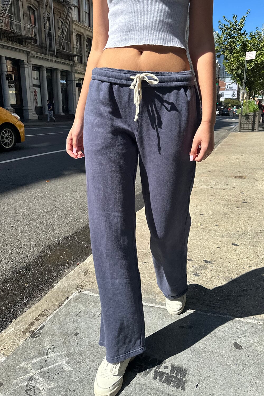 Pantalon de jogging Anastasia à nouer | Faded Navy Blue / XS/S
