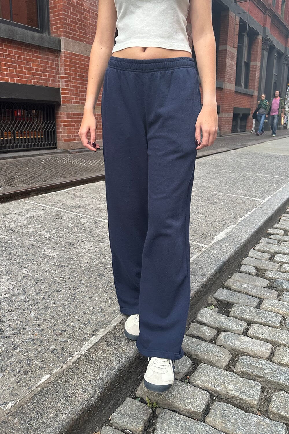 Anastasia Tie Sweatpants | Navy Blue / XS/S