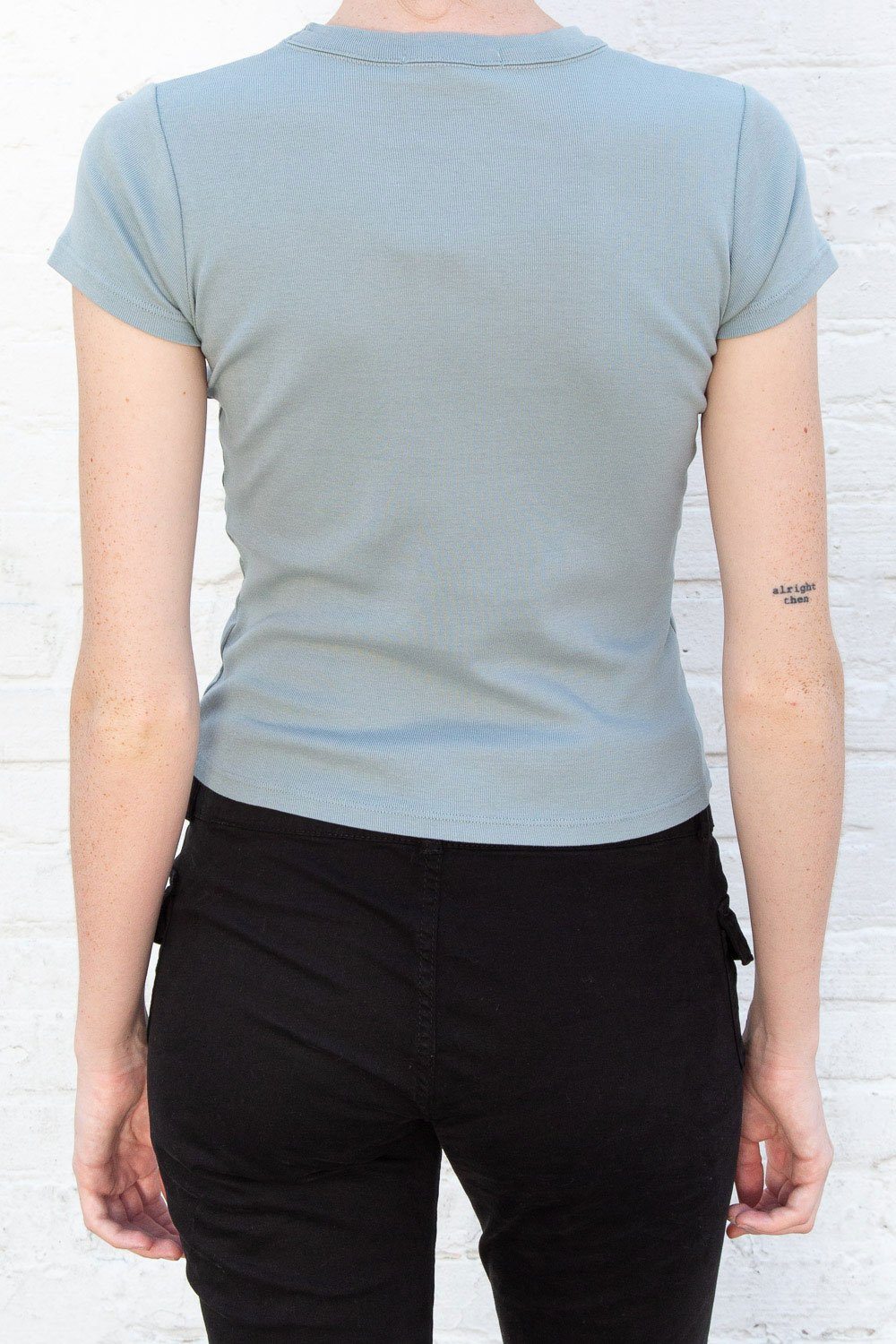 Haut Hailie | Green Grey / XS/S