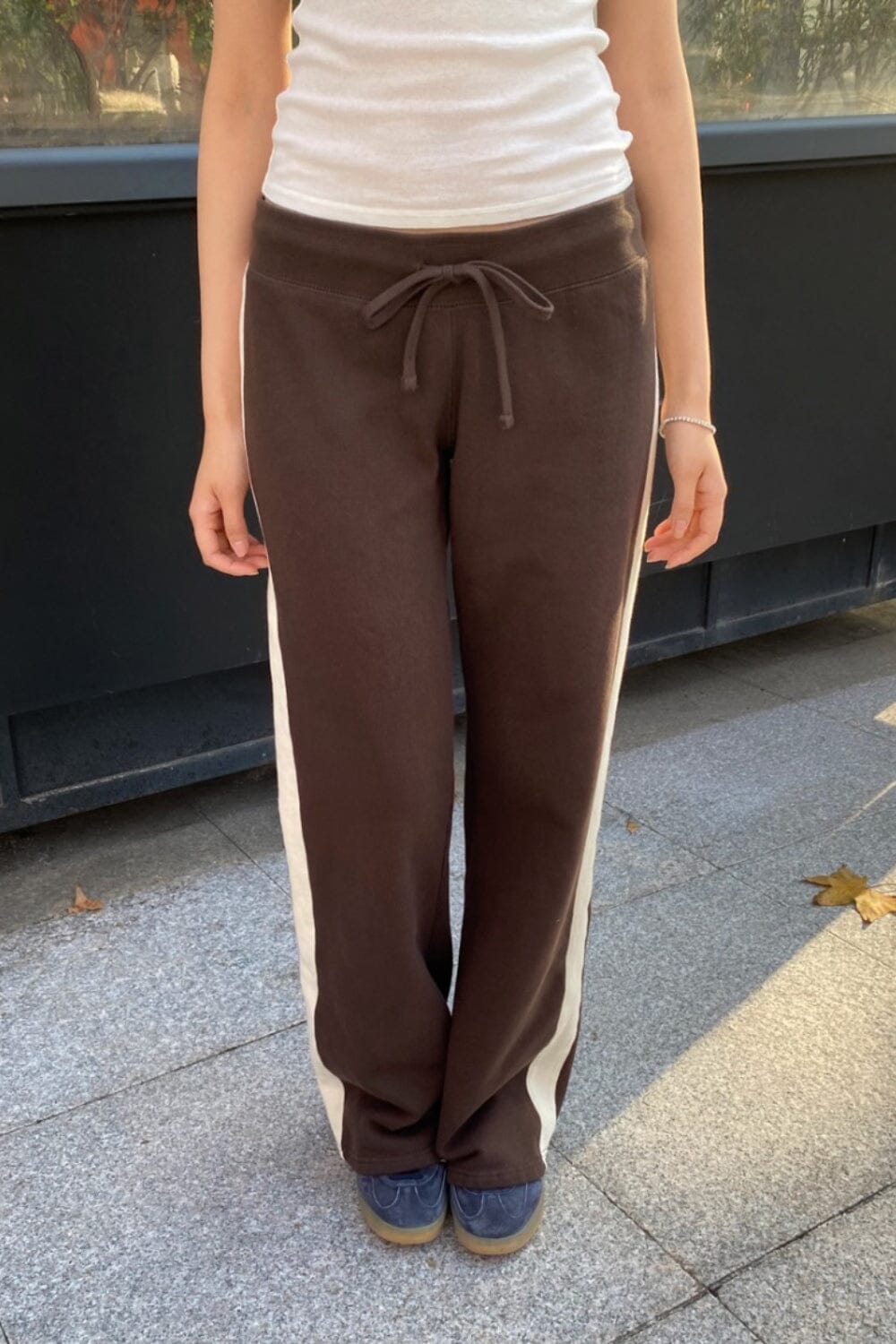 Hilary Striped Yoga Pants | Brown / XS/S