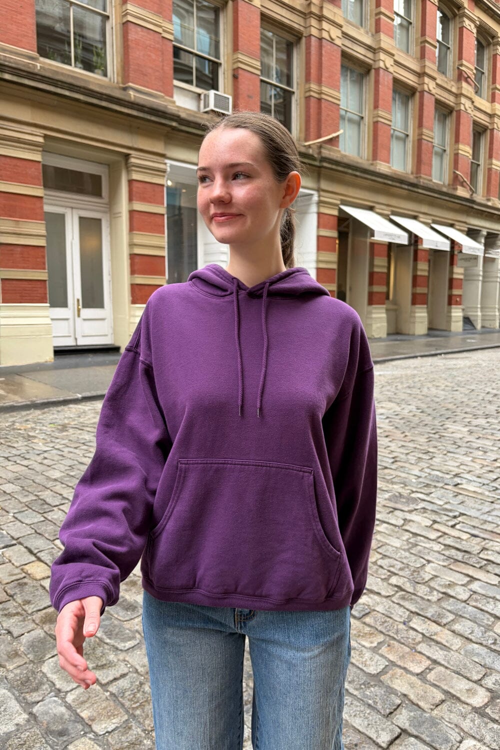 Christy Hoodie | Bright Purple / Oversized Fit
