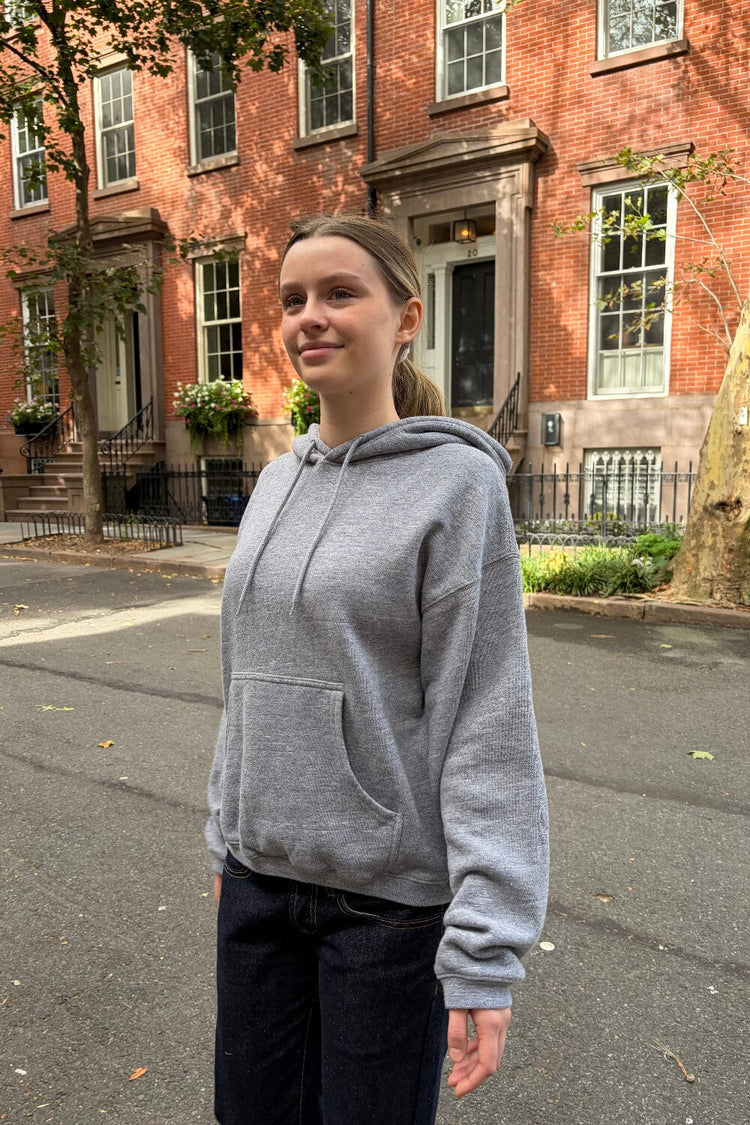 Christy Hoodie | Heather Grey / Oversized Fit