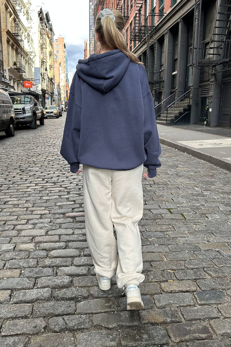 Christy Hoodie | Faded Navy Blue / Oversized Fit
