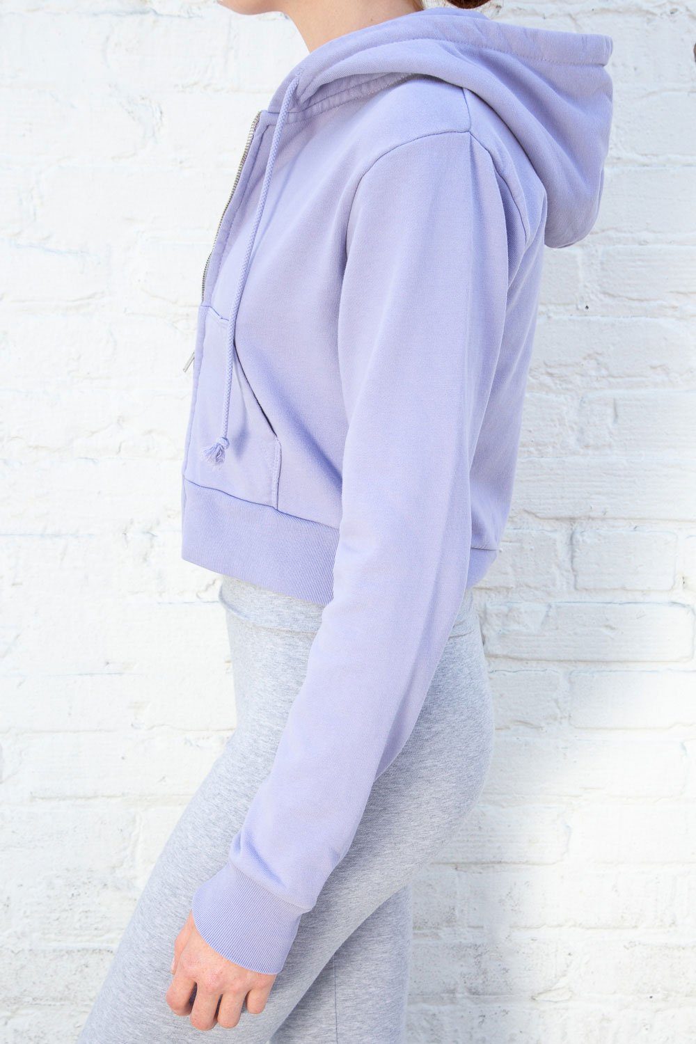 Sweat à capuche en cristal | Pastel Purple / S