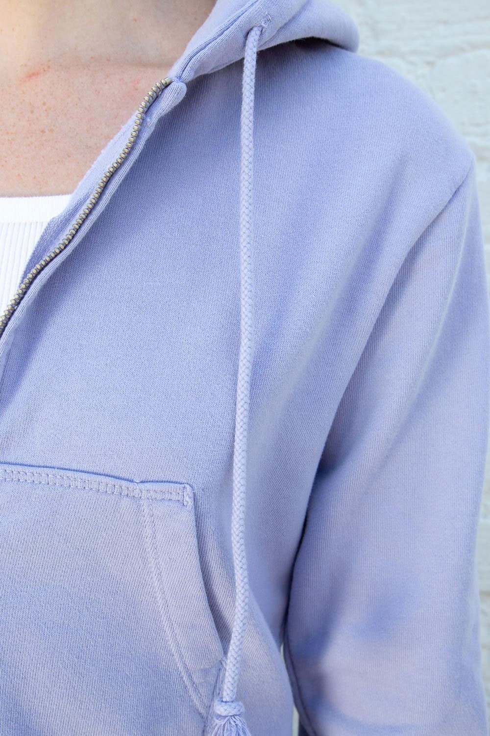 Sweat à capuche en cristal | Pastel Purple / S
