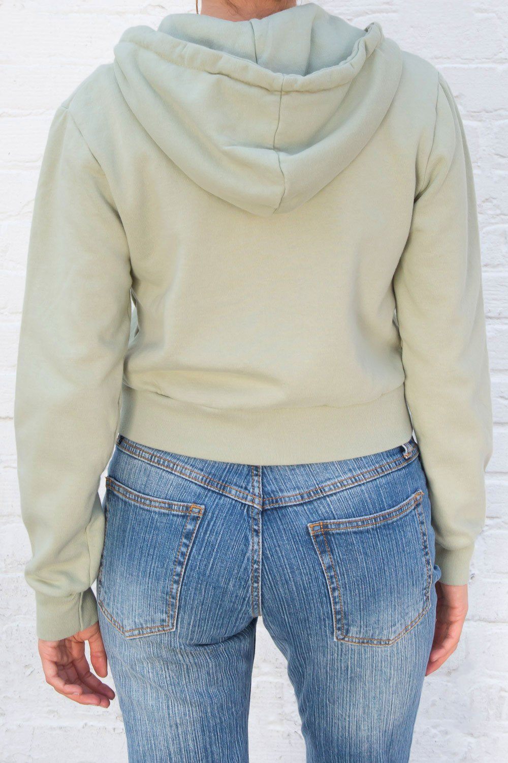 Sweat à capuche en cristal | Mint Green / S
