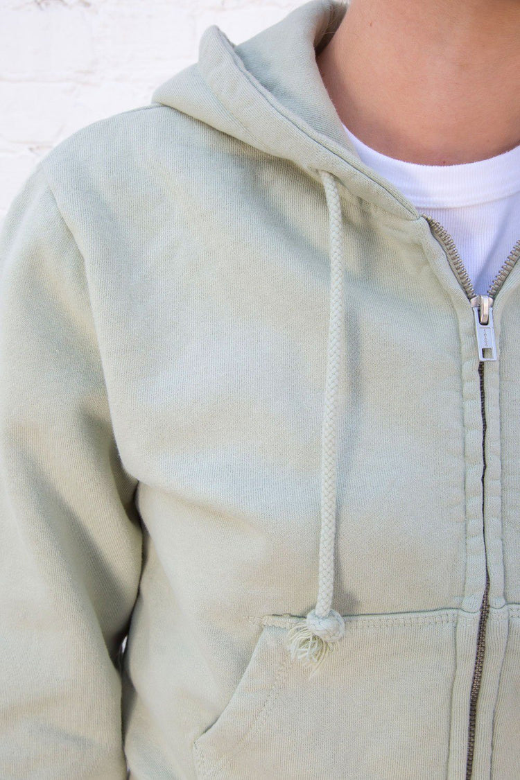 Sweat à capuche en cristal | Mint Green / S
