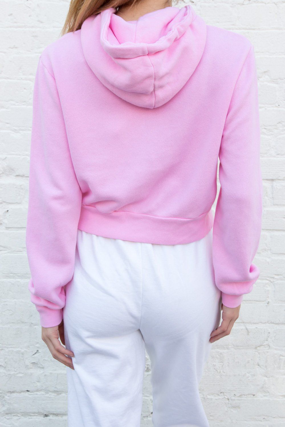 Sweat à capuche en cristal | Bubblegum Pink / S