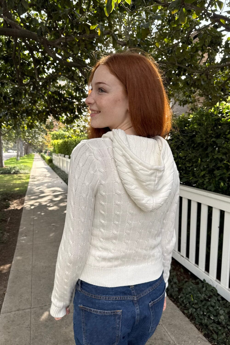 Alana Sweater | White / XS/S
