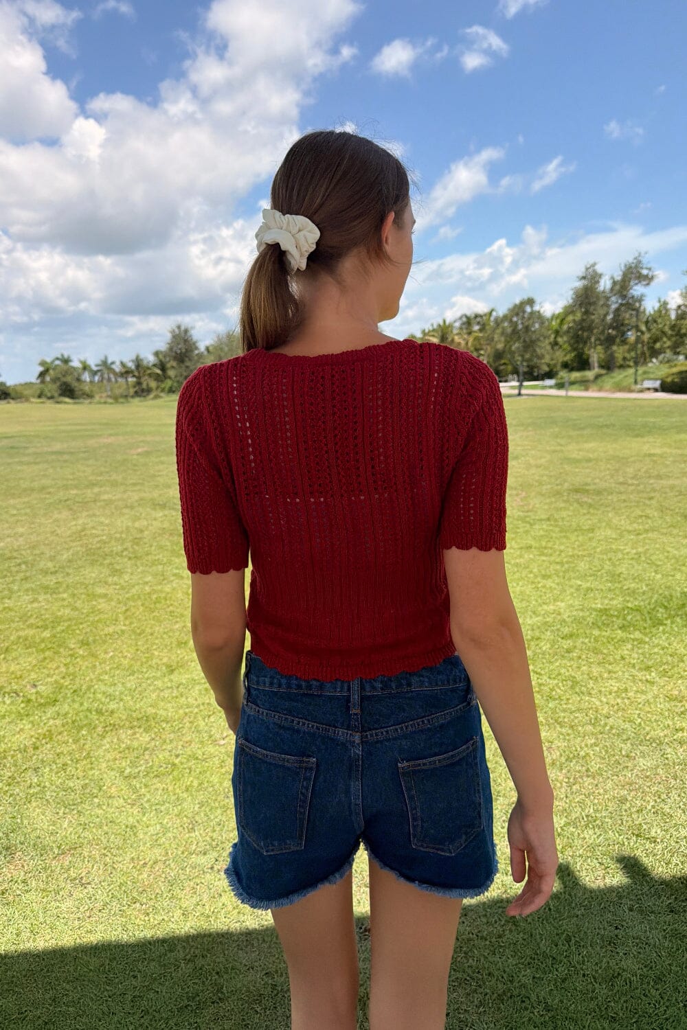 Ruby Cardigan | Red / XS/S