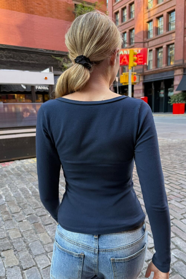 Amara Top | Navy Blue / XS/S