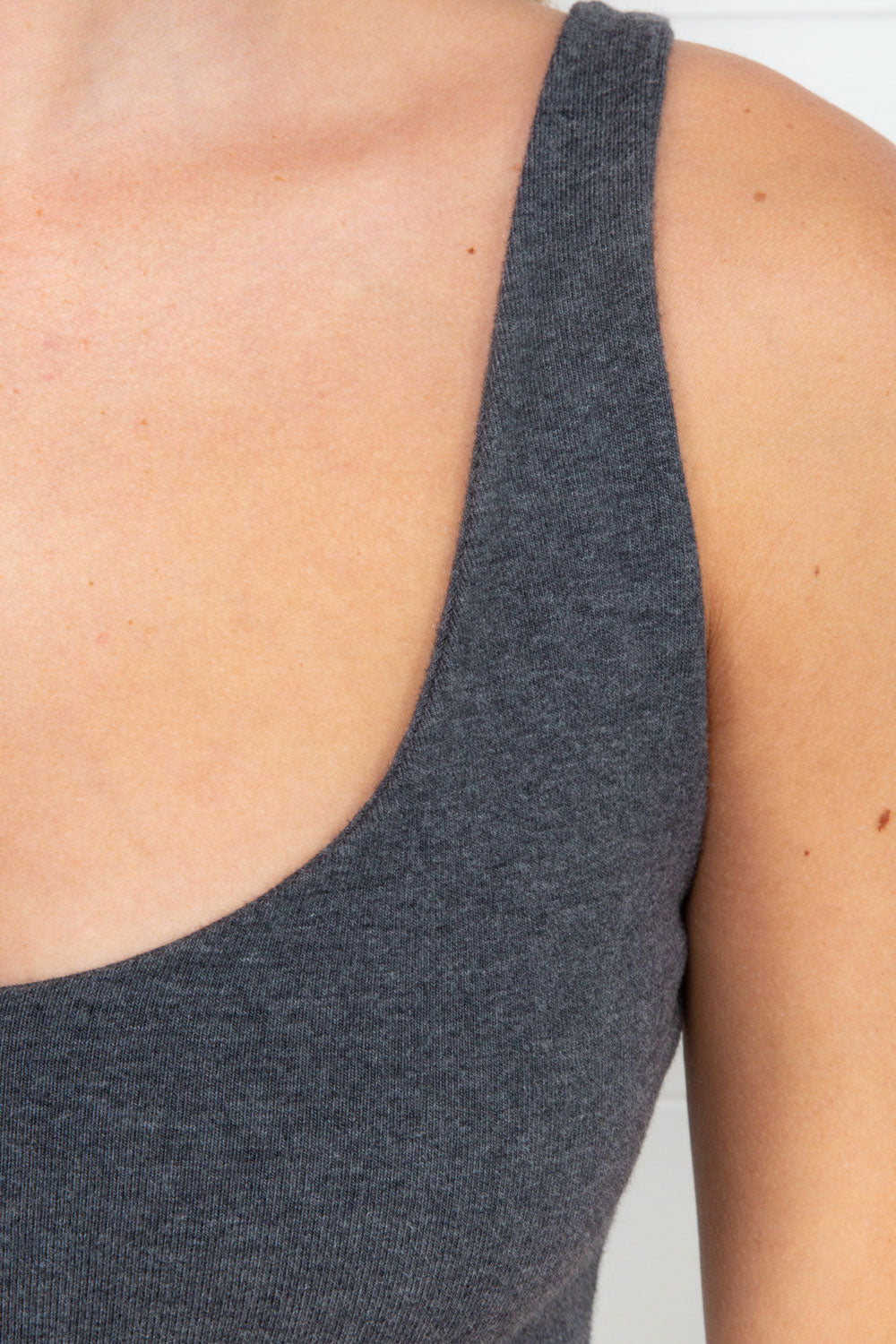 Lydia Tank | Charcoal / XS/S