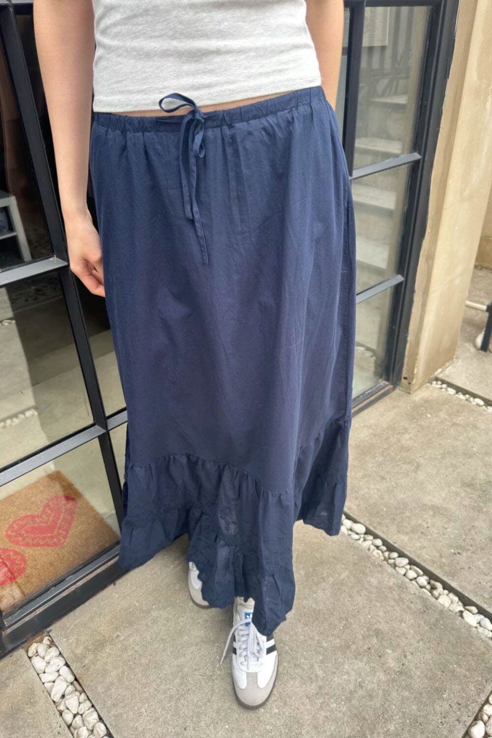 Olive Skirt | Navy Blue / XS/S