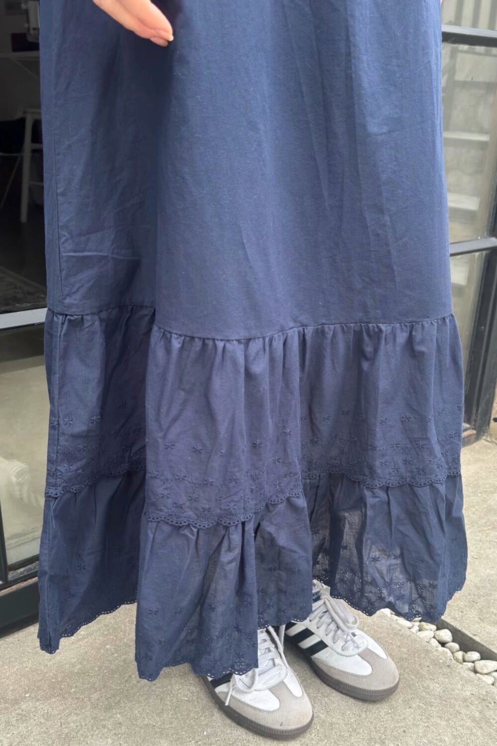 Olive Skirt | Navy Blue / XS/S