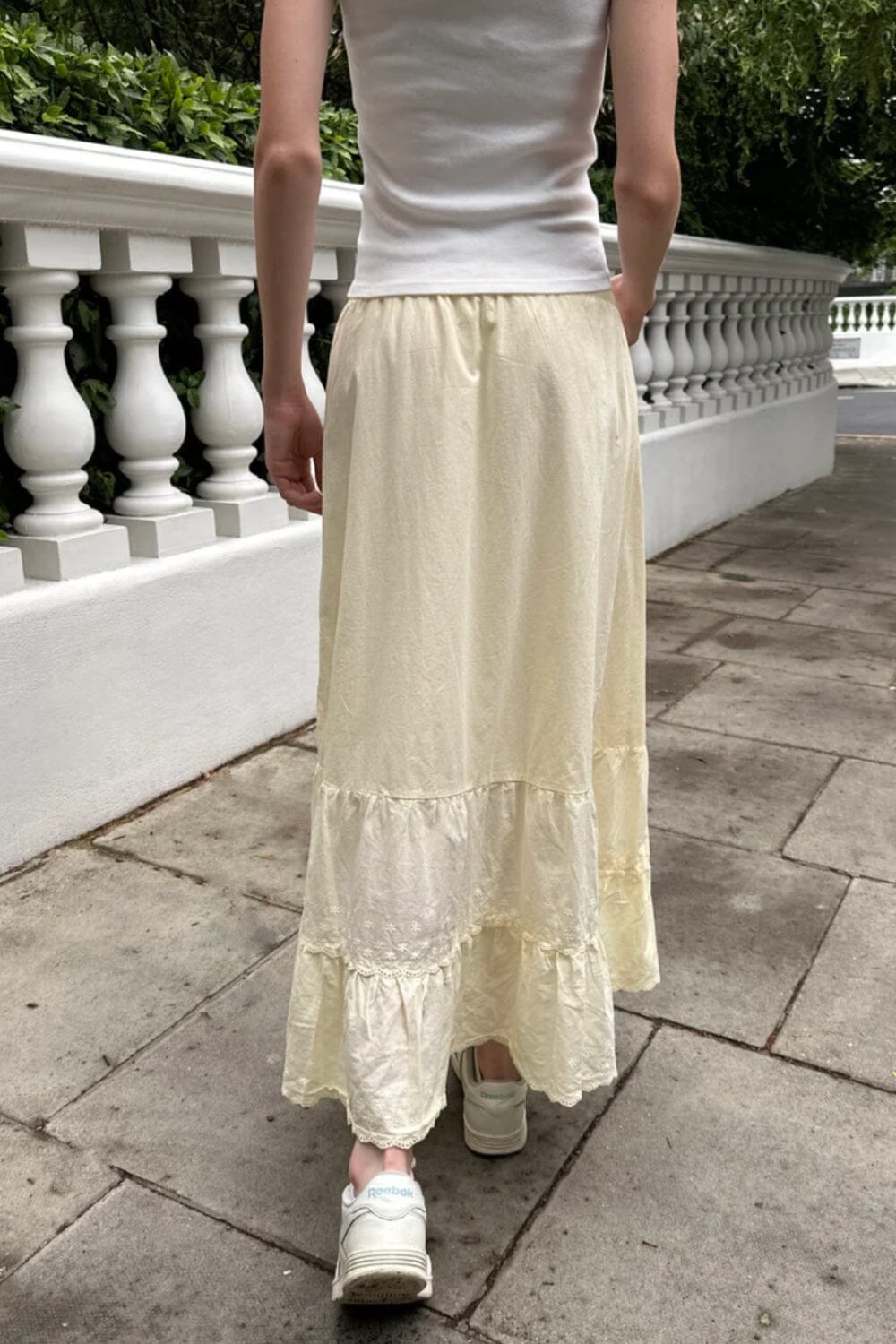 Olive Skirt | Pastel Yellow / XS/S