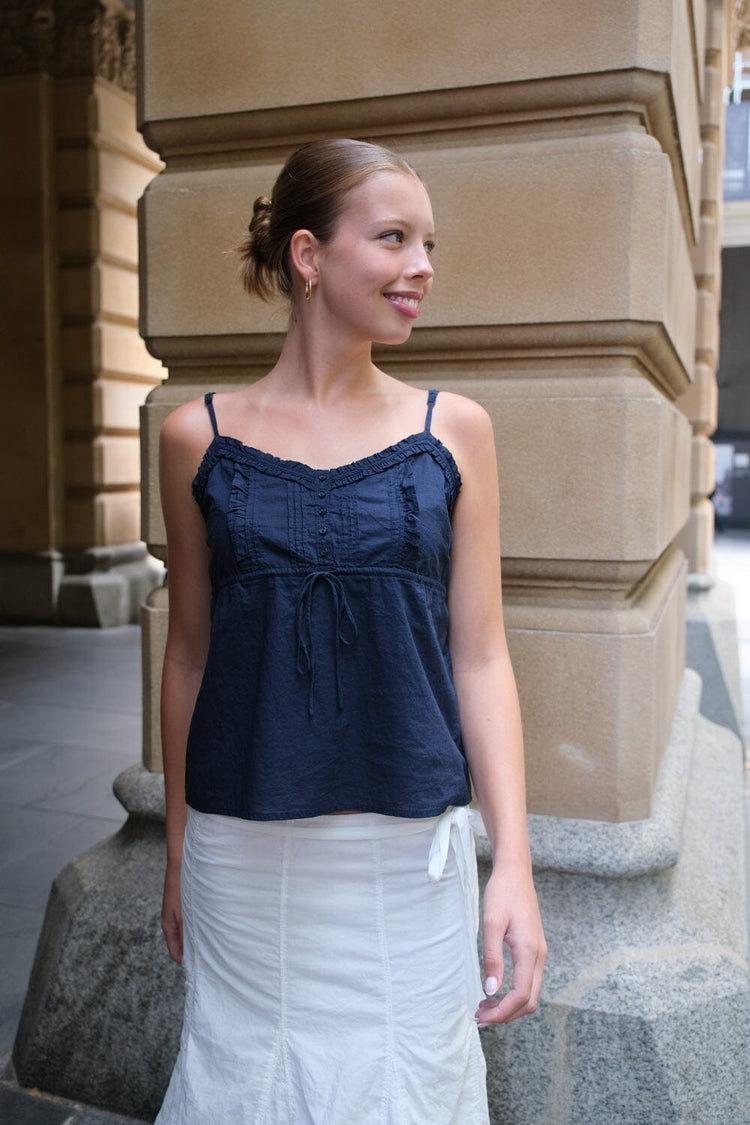 Maeve Tank | Navy Blue / XS/S