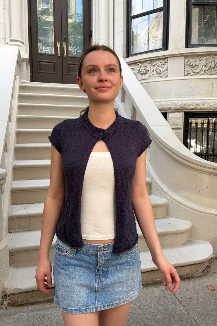 Blair Top | Navy / XS/S