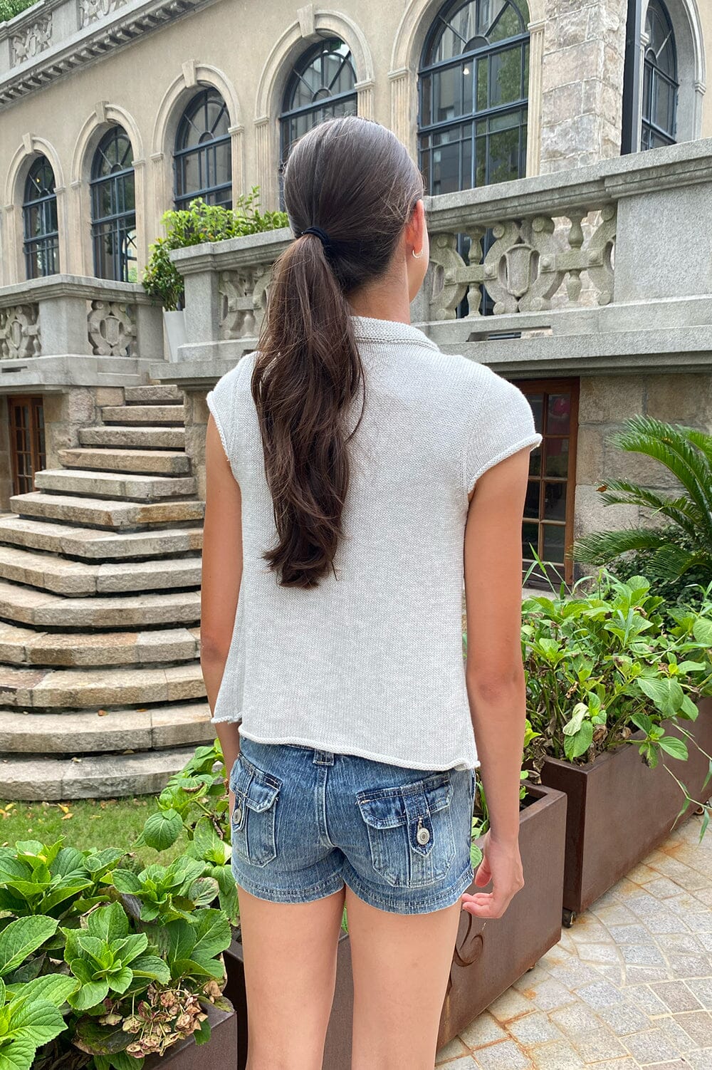 Blair Top | Silver Grey / XS/S