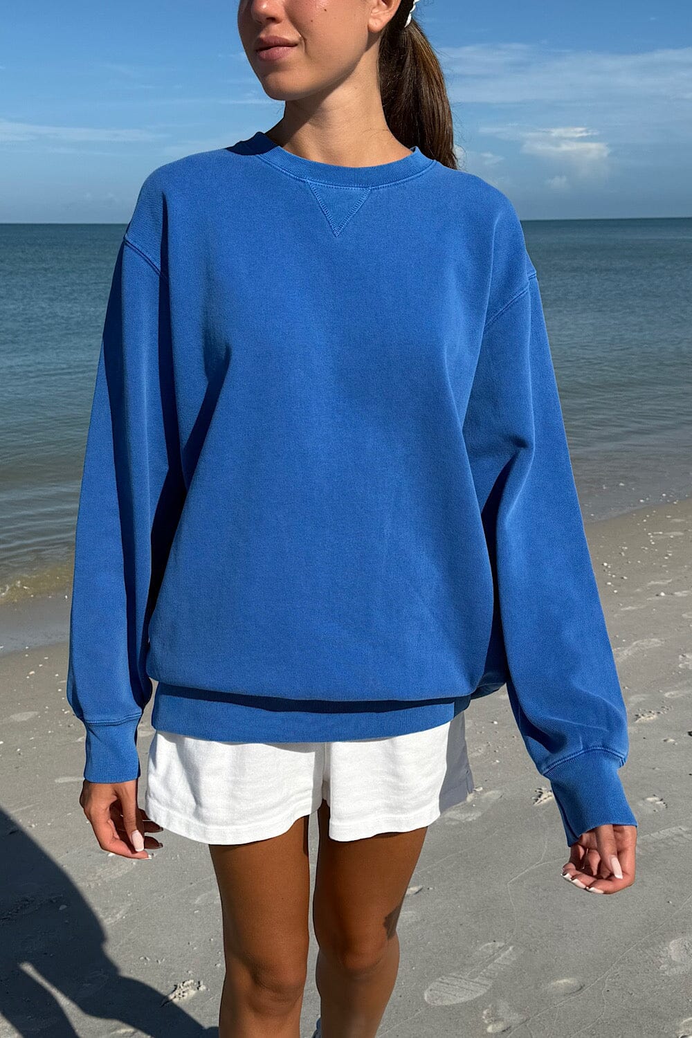 Erica Oversized Sweatshirt | Cobalt Blue / Oversized Fit