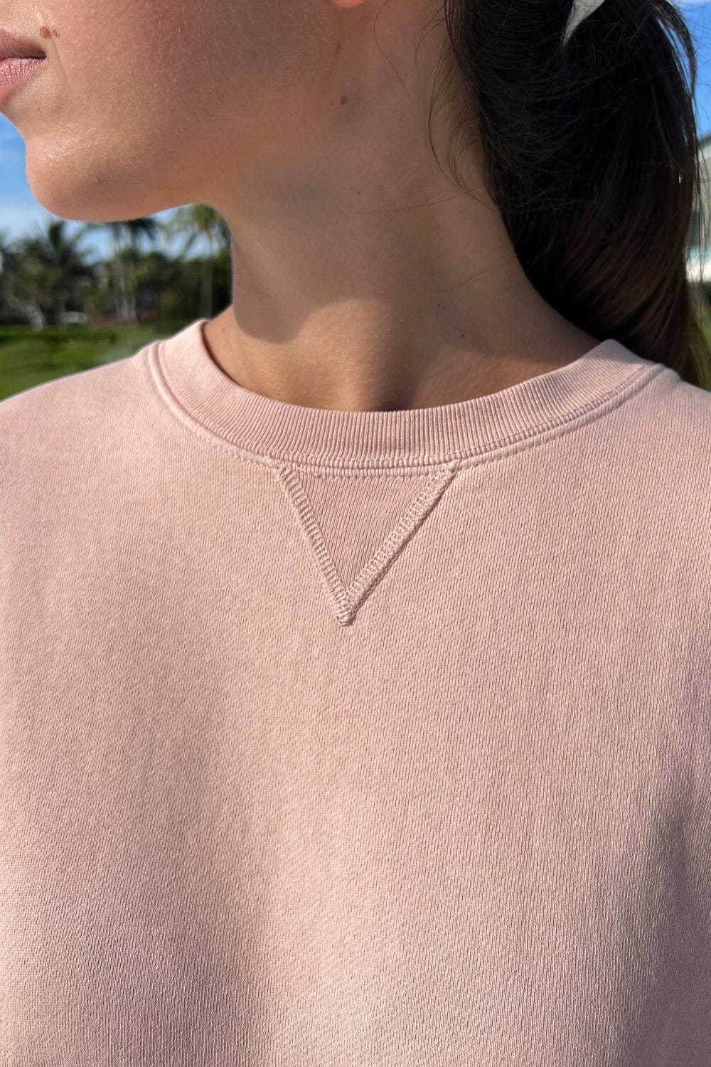 Erica Sweatshirt | Coral / Oversized Fit