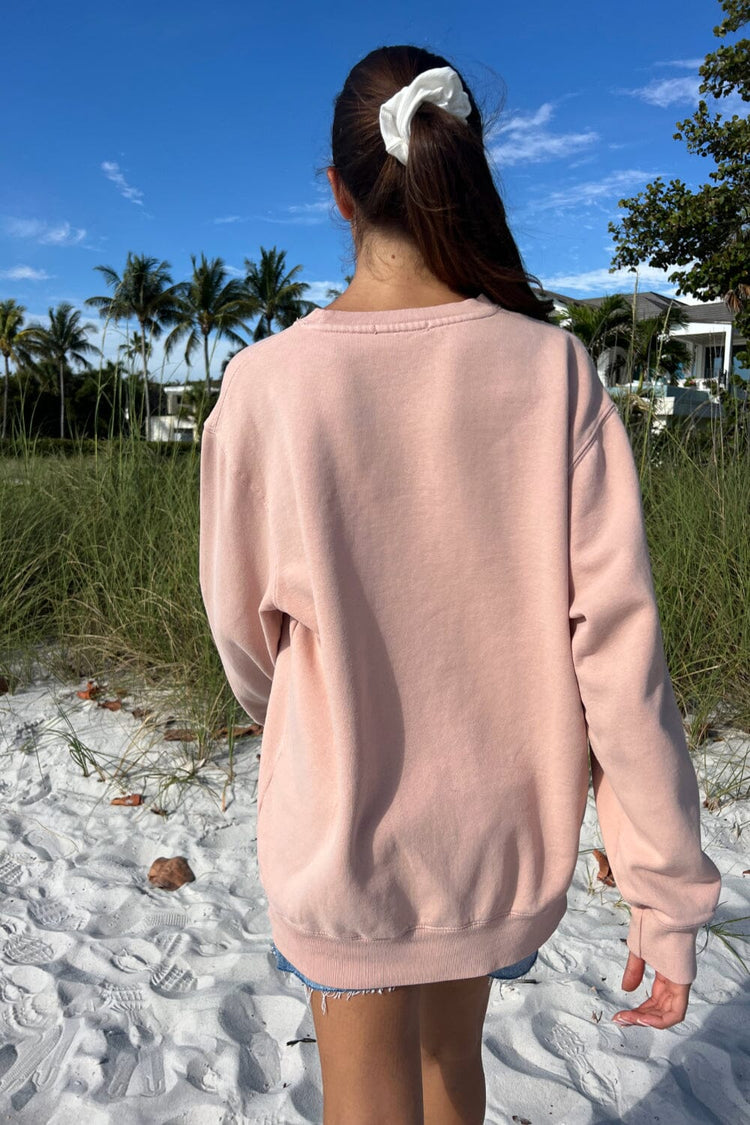 Erica Sweatshirt | Coral / Oversized Fit