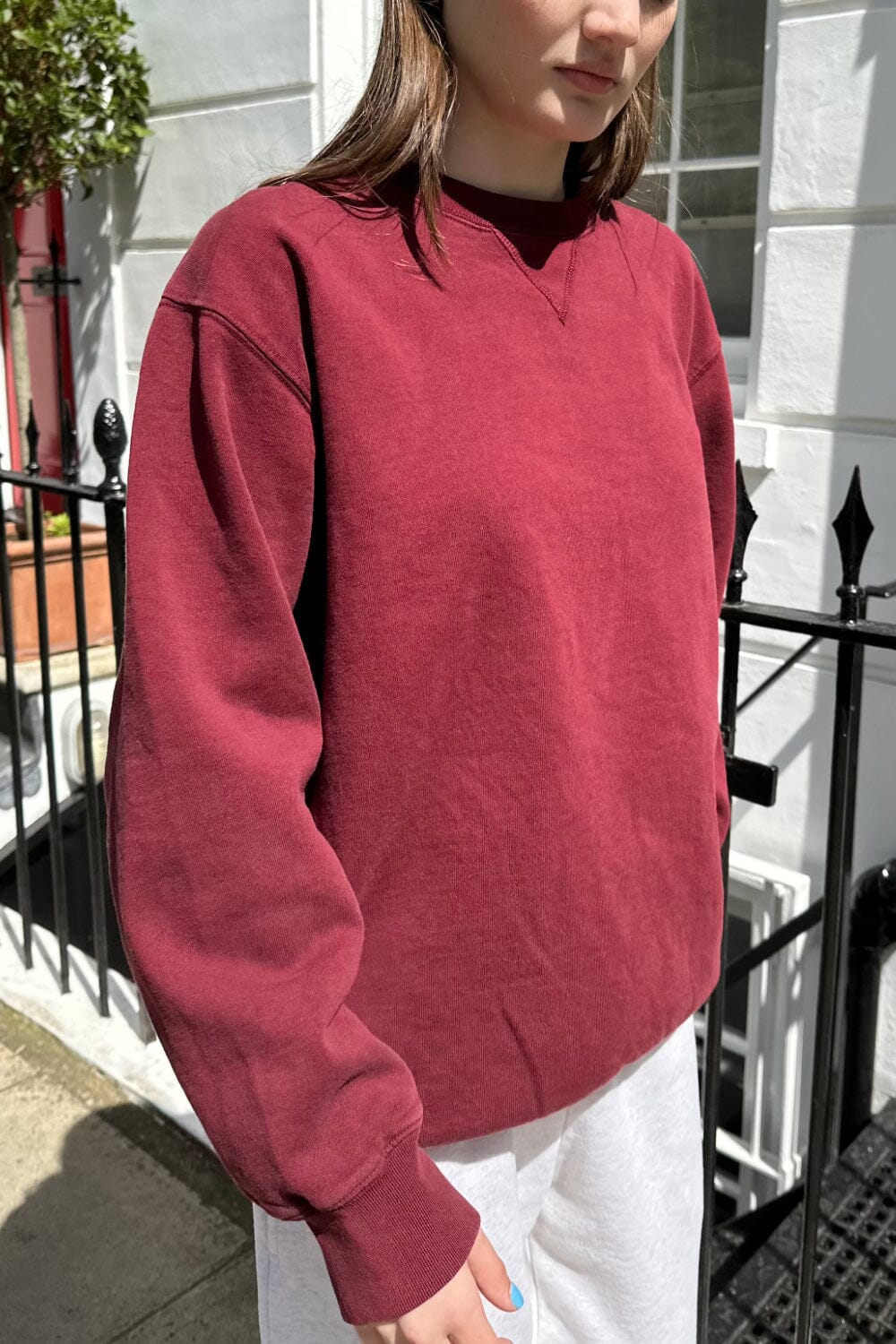 Erica Sweatshirt | Burgundy / Oversized Fit