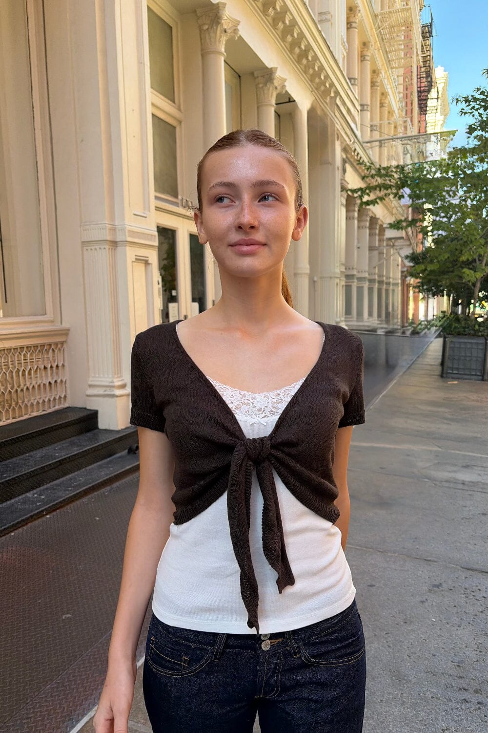 Greta Top | Mocha / XS/S