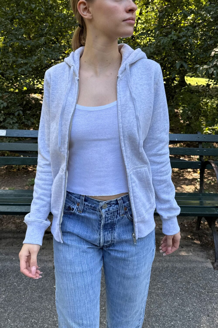 Christy Hoodie | Light Heather Grey / XS/S