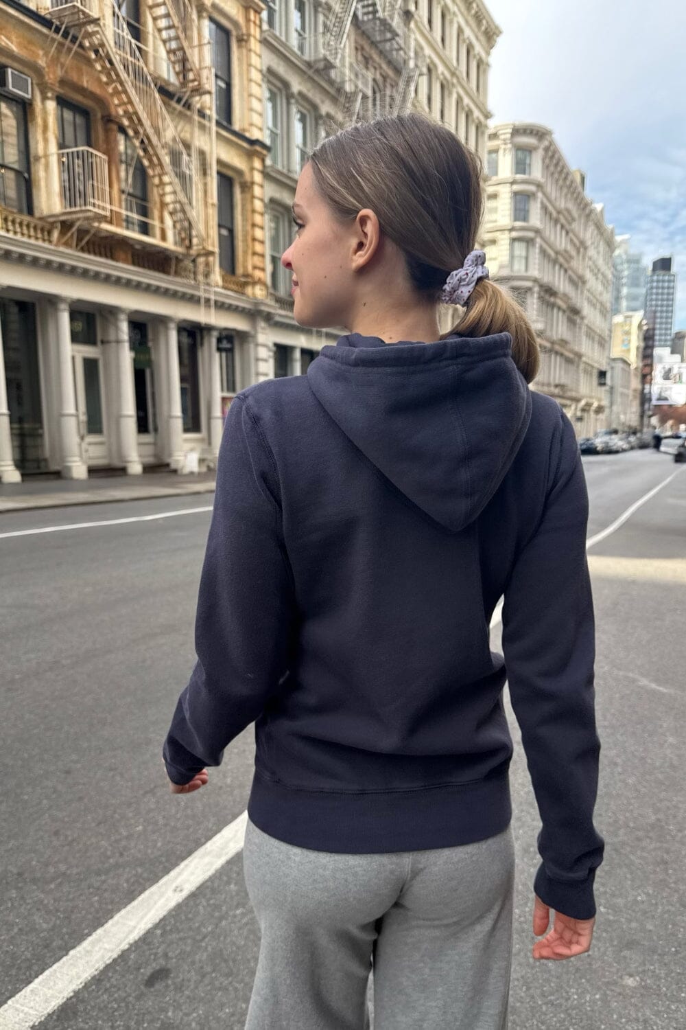 Christy Hoodie | Faded Navy Blue / XS/S