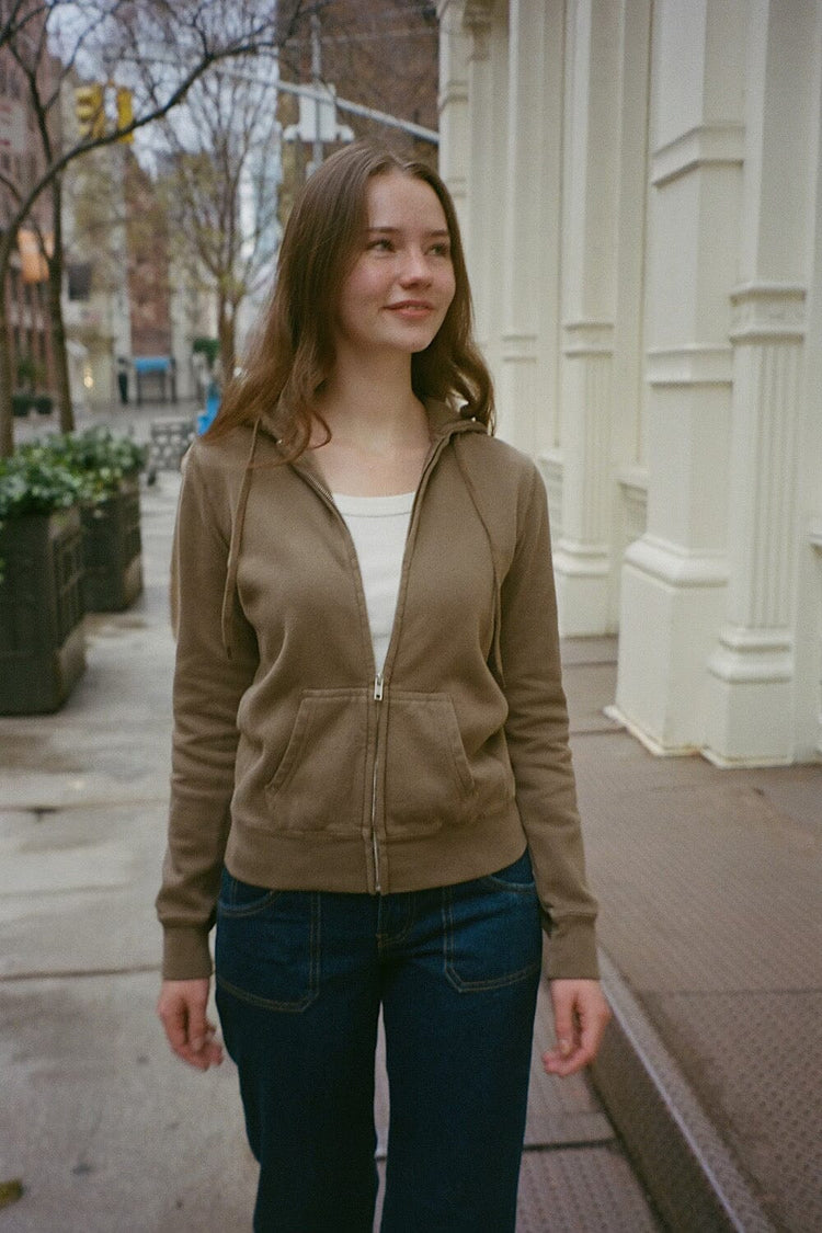 Christy Hoodie | Dark Brown / XS/S