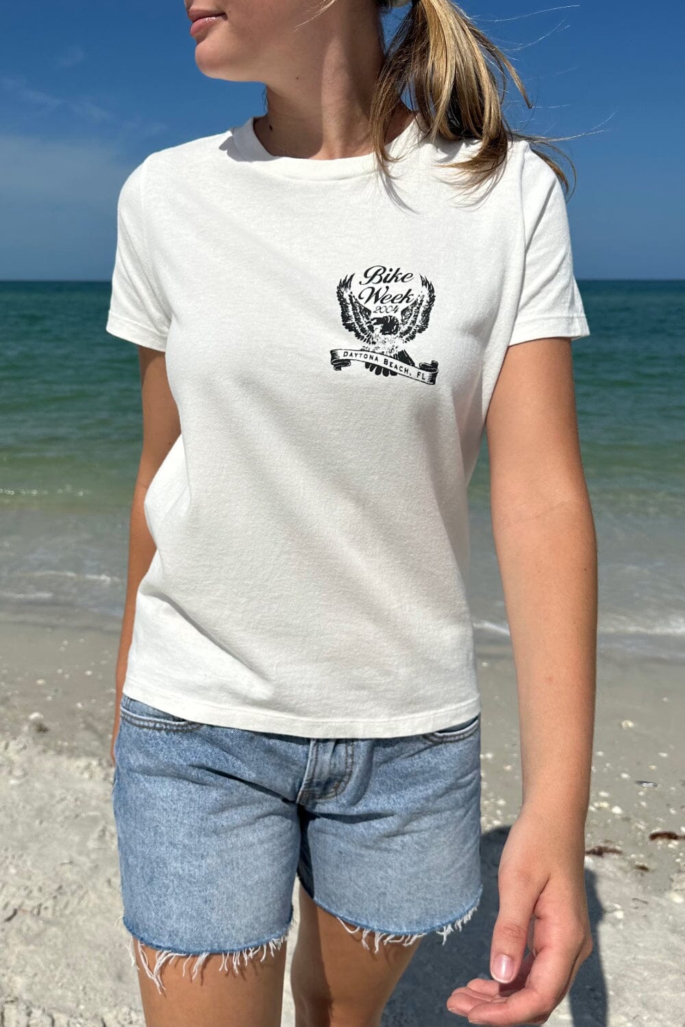 Chloe Bike Week Top | Natural White / Regular Fit