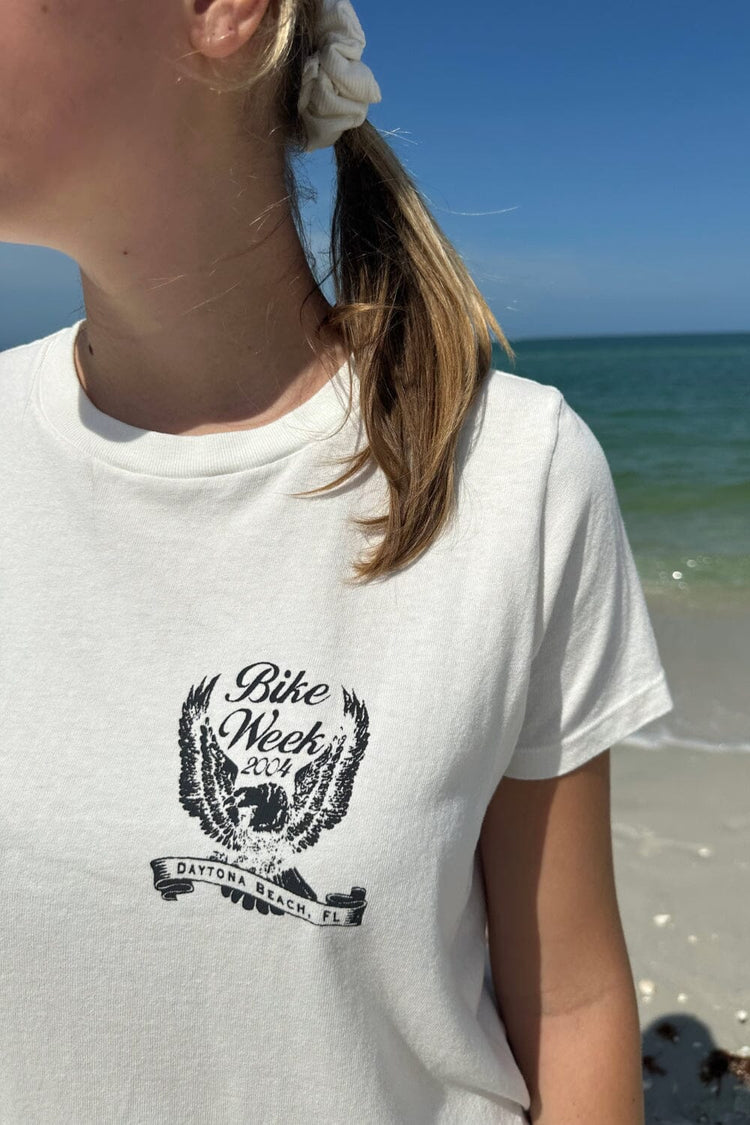 Chloe Bike Week Top | Natural White / Regular Fit