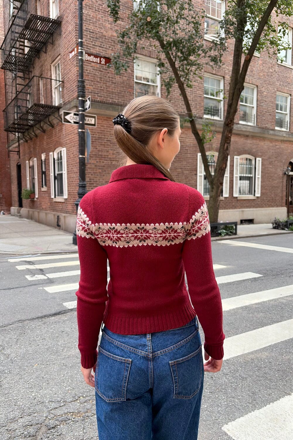 Paola Sweater | Dark Red / XS/S