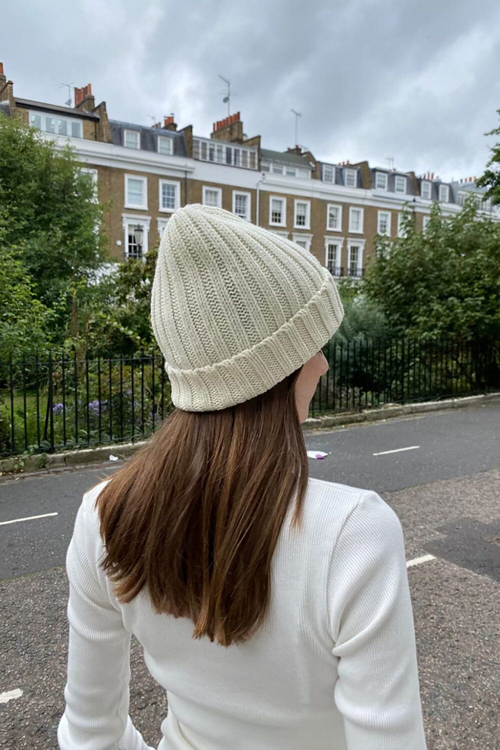 Bonnet en tricot | Ivory