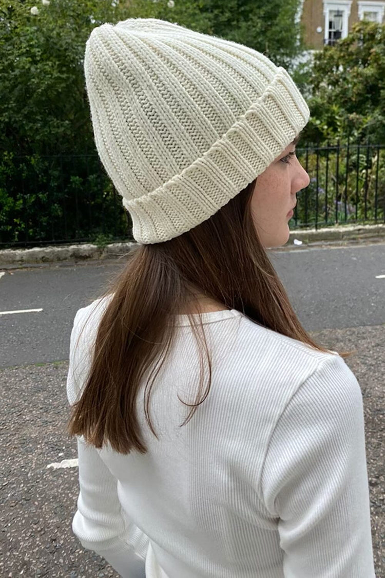 Bonnet en tricot | Ivory